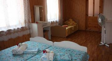 Фото номера Трехместный номер эконом-класса с общей ванной комнатой Гостевой дом Капсель - Колизей г. Судак 7
